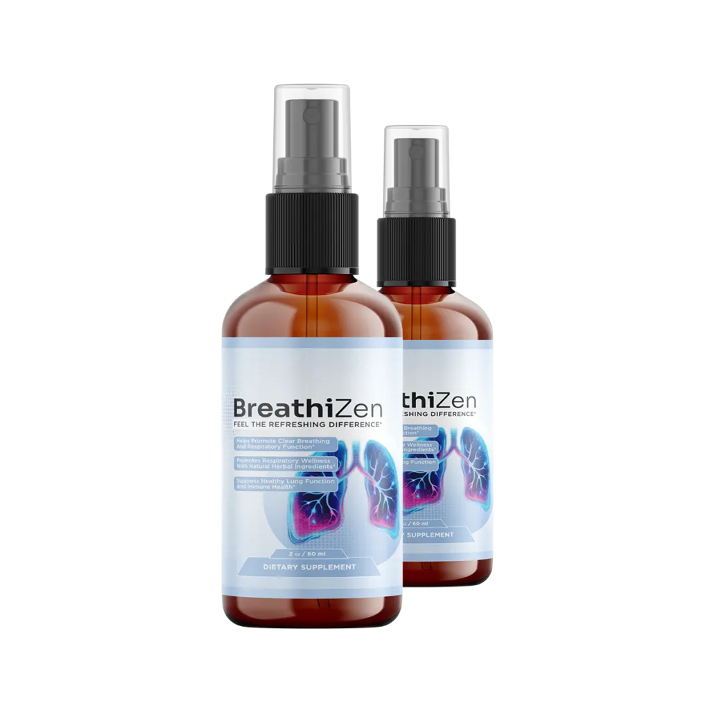 Breathizen — 2 bottle supply, natural lung support supplement